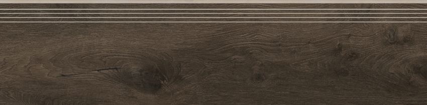 Płytka stopnicowa 29,7x119,7 cm Cerrad Guardian Wood Walnut