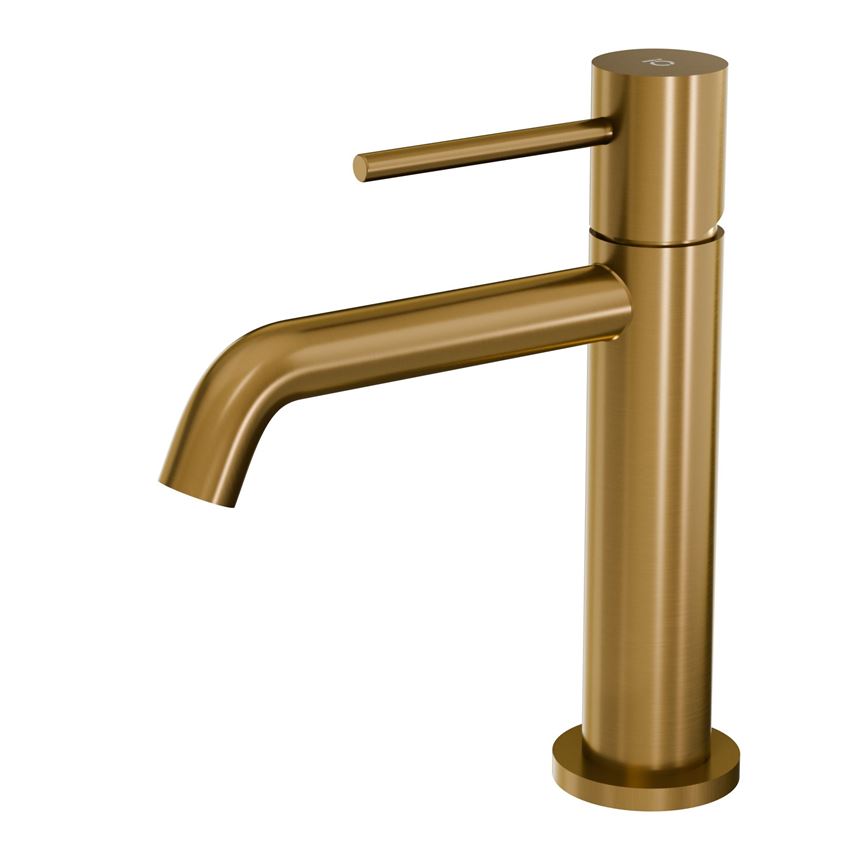Bateria umywalkowa stojąca brushed gold IÖ Luvia