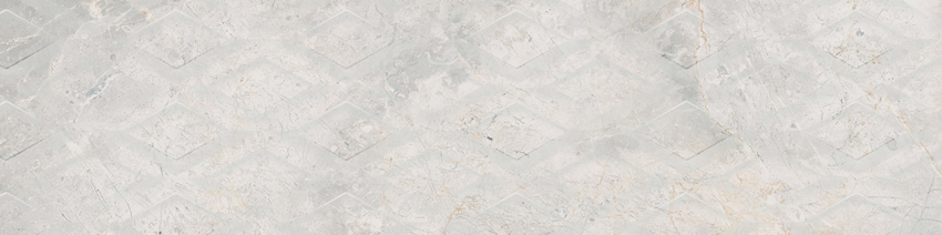 Płytka dekoracyjna 29,7x119,7 cm Cerrad Masterstone White Decor geo MAT