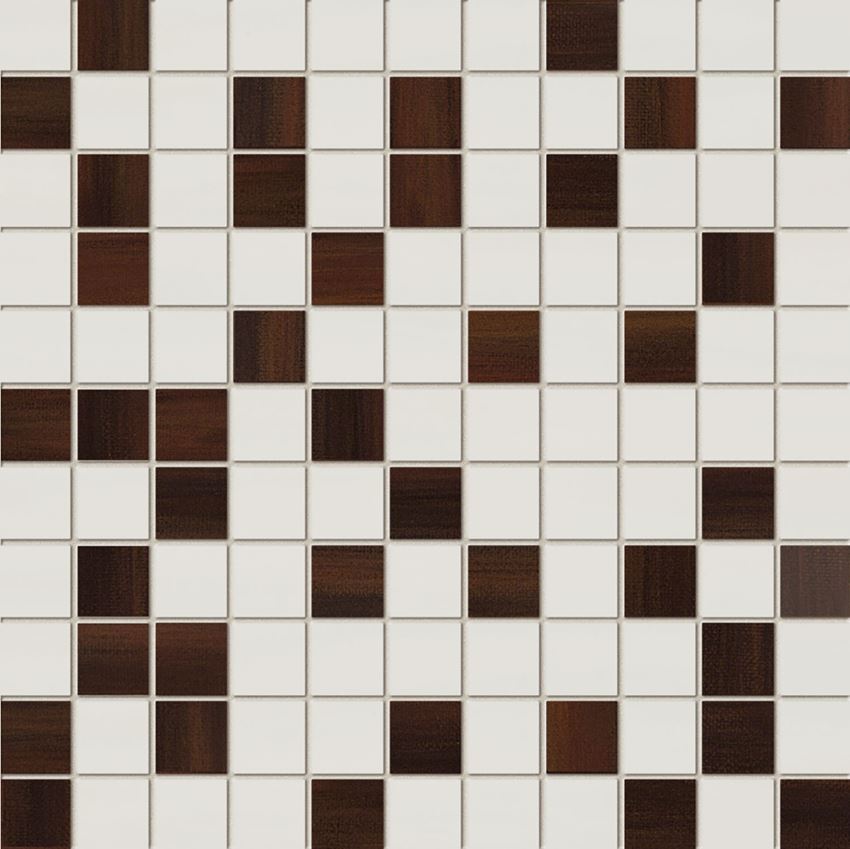 Mozaika ścienna 30x30 cm Domino Aceria brąz