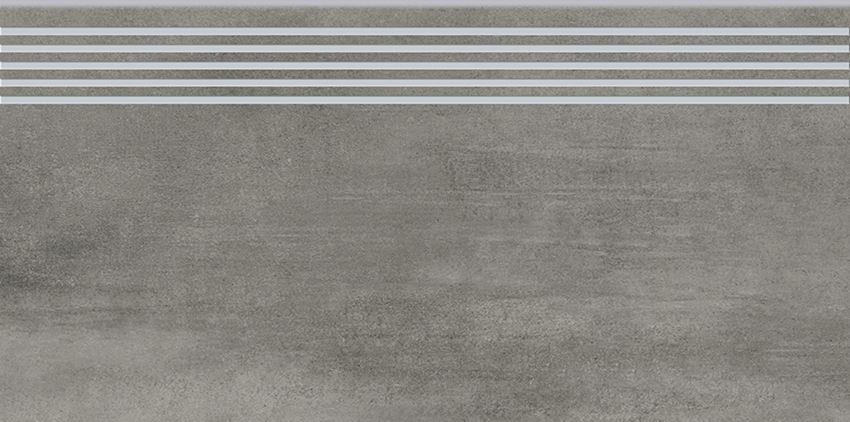 Płytka stopnicowa 29,8x59,8 cm Opoczno Grava Grey Steptread