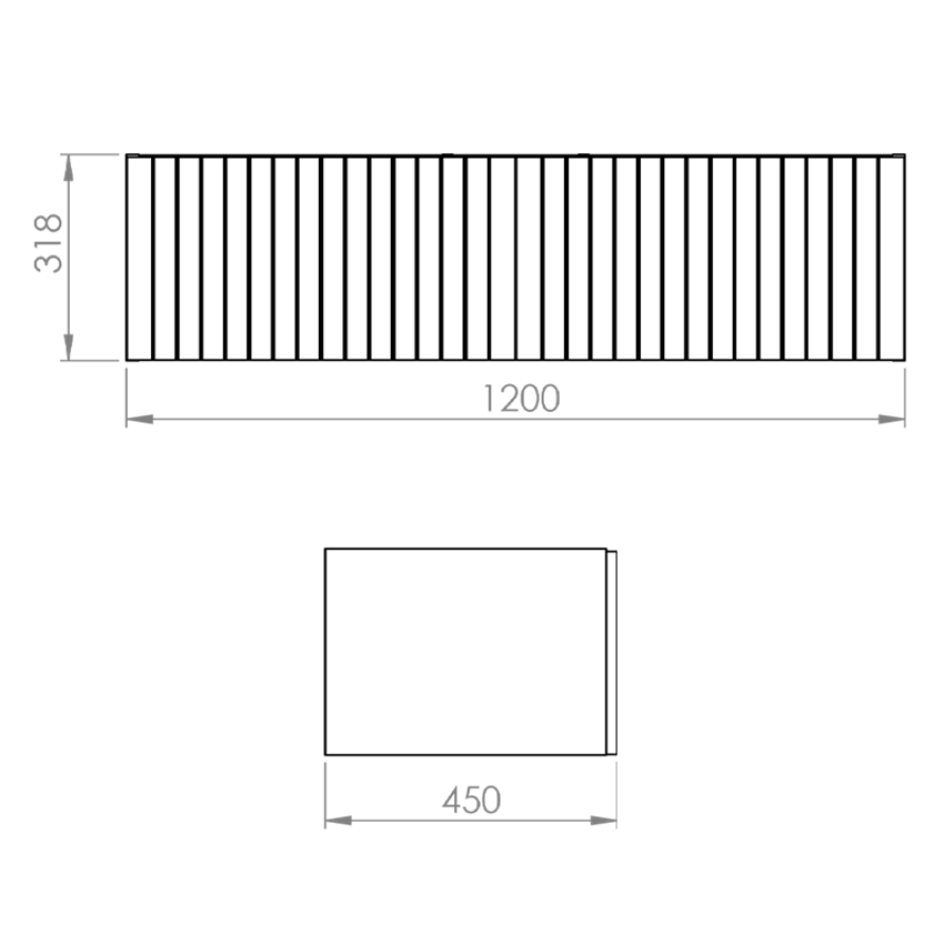 Szafka podumywalkowa 120 cm Elita Asami Slim 120 2S Dąb Naturalny Fornir rysunek