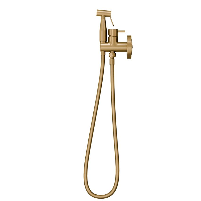 Bateria bidetowa podtynkowa z zestawem brushed gold IÖ Luvia