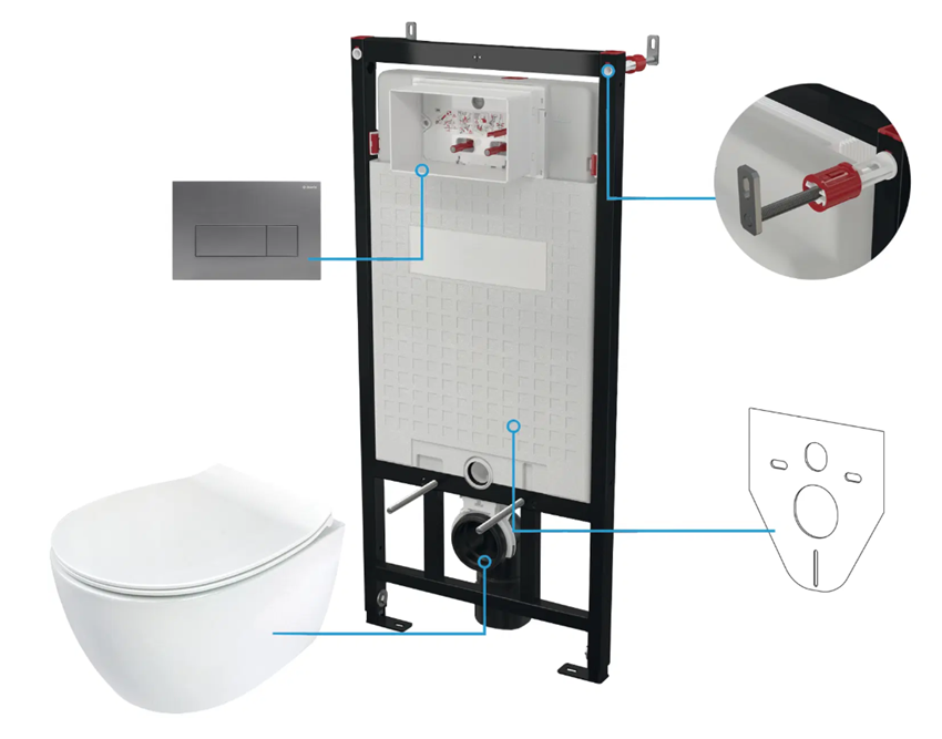 Stelaż do wc Deante Silia CDLT6ZPW