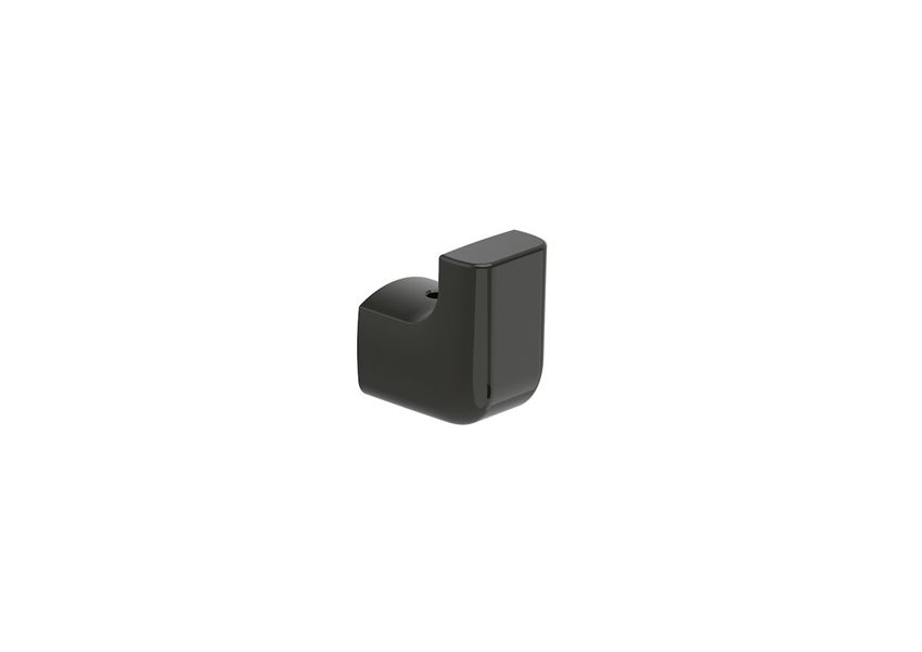 Haczyk pojedynczy ścienny 3,6x2,5x4 cm titanium black Roca Tempo