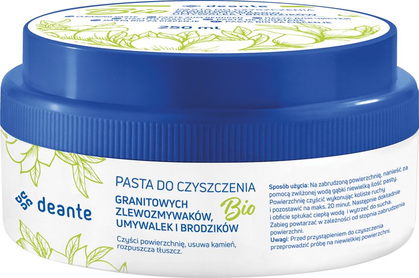 Pasta do czyszczenia zlewozmywaków, umywalek i brodzików granitowych 250 ml Deante