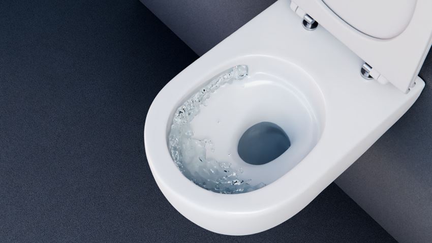 Bezrantowa miska wisząca WC 37x54 cm z deską biała Excellent Doto D 54