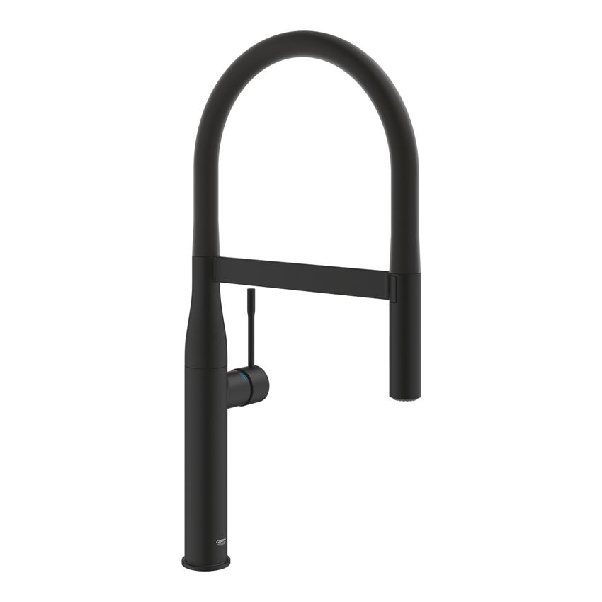 Jednouchwytowa bateria kuchenna phantom black Grohe Essence