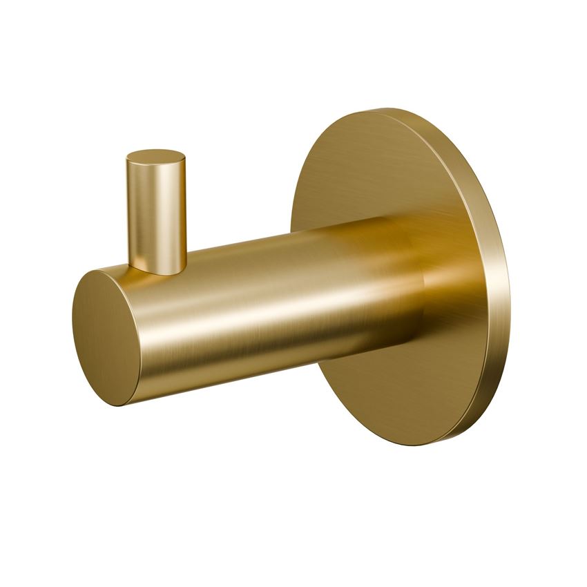 Wieszak na ręcznik pojedynczy brushed gold IÖ Luvia