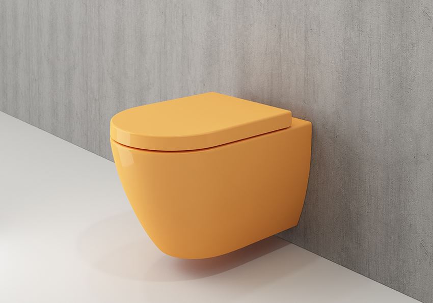 Miska WC wisząca bez deski Glossy Tangerine Bocchi Venezia