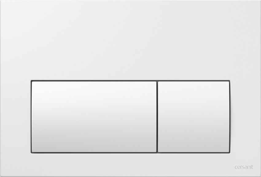 Przycisk spłukujący biały błyszczący Cersanit Presto II
