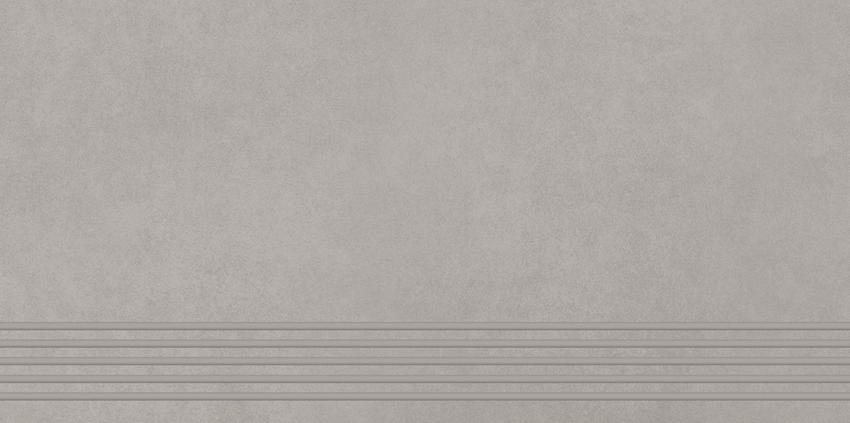 Płytka stopnicowa 29,8x59,8 cm Paradyż Intero Silver Mat