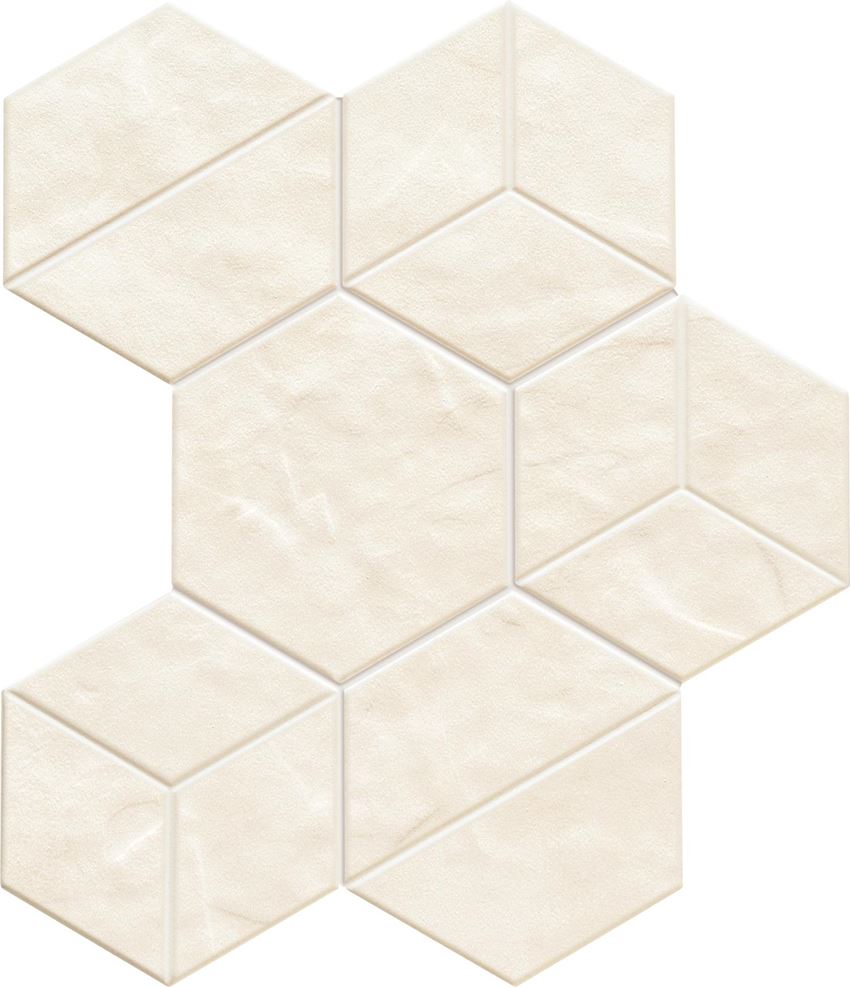 Mozaika ścienna 28,9x22,1 cm Tubądzin Igara white