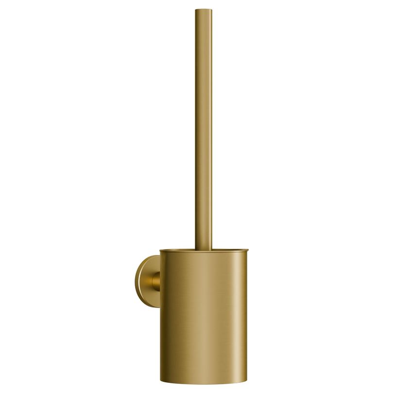 Szczotka toaletowa natynkowa brushed gold IÖ Luvia