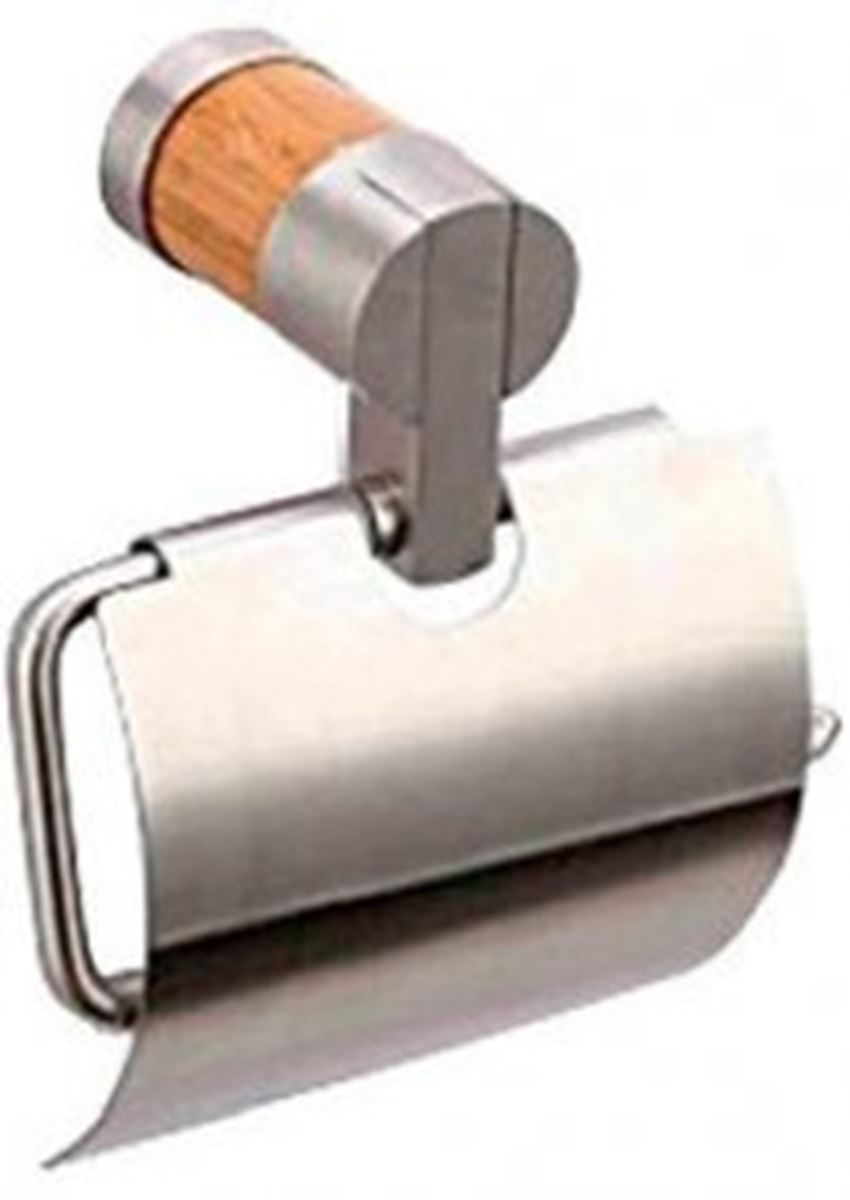 Uchwyt na papier toaletowy Ferro Akcesoria Bambusowe