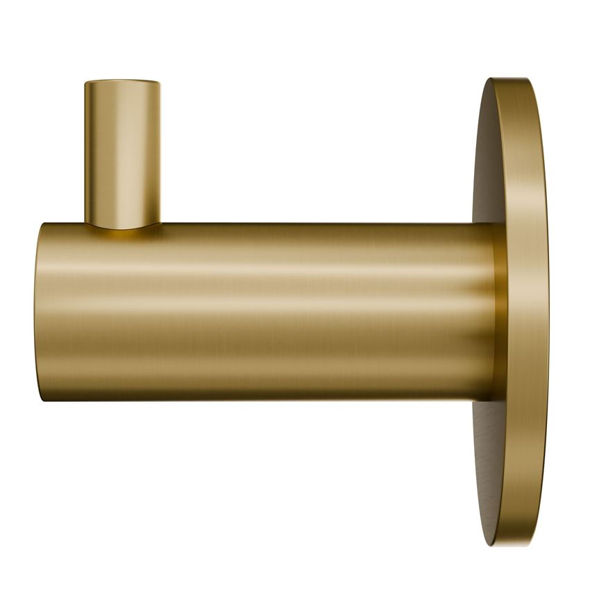 Wieszak na ręcznik pojedynczy brushed gold IÖ Luvia