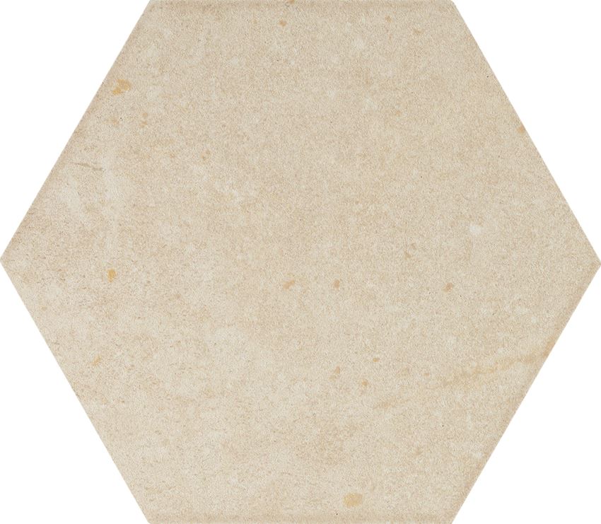 Płytka dekoracyjna 11x12,5 cm Domino Bihara beige hex