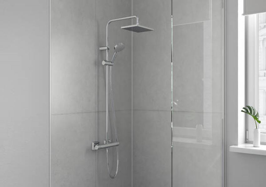 Zestaw prysznicowy prysznicowy 230 1jet z termostatem chrom Hansgrohe Vernis Shape