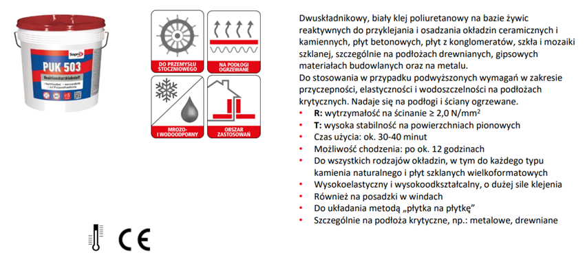 Klej Sopro PUK 503 