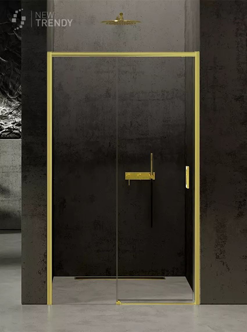 Drzwi prysznicowe New Trendy Prime Light Gold