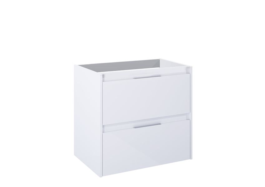 Szafka podumywalkowa 70 cm z 2 szufladami biały połysk Roca Alpine