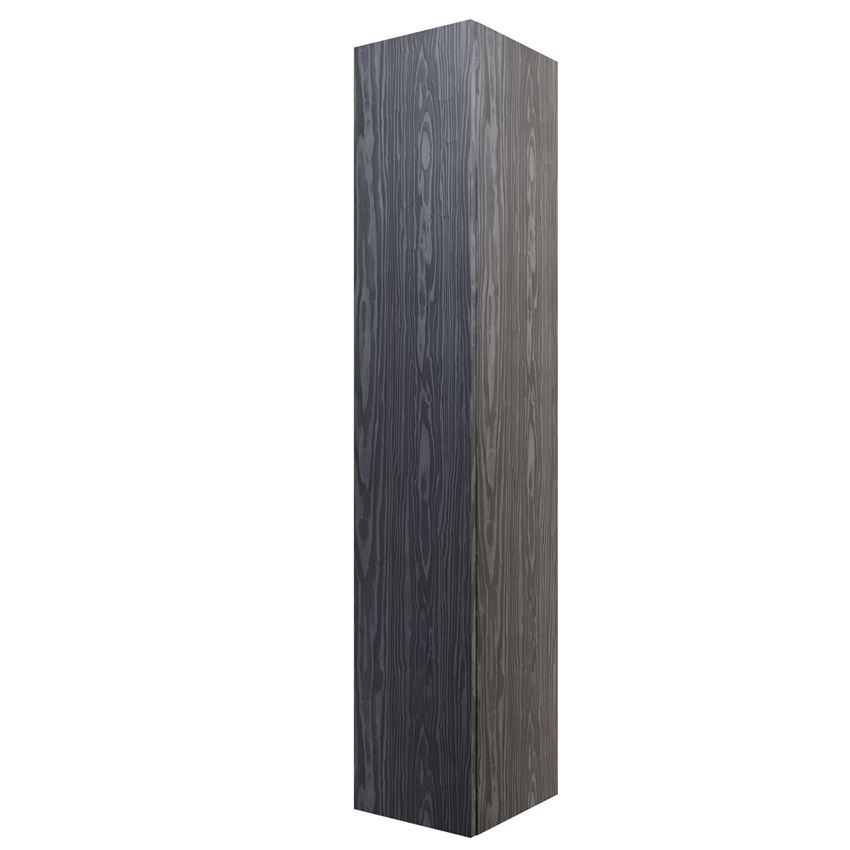 Słupek łazienkowy wiszący 30x160 cm nero IÖ Wood Milenium