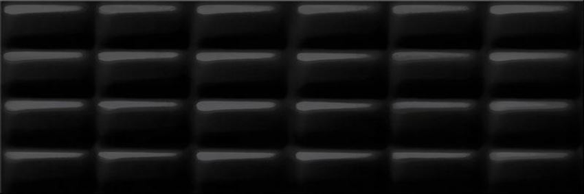 Płytka ścienna Opoczno black glossy pillow OP684-002-1