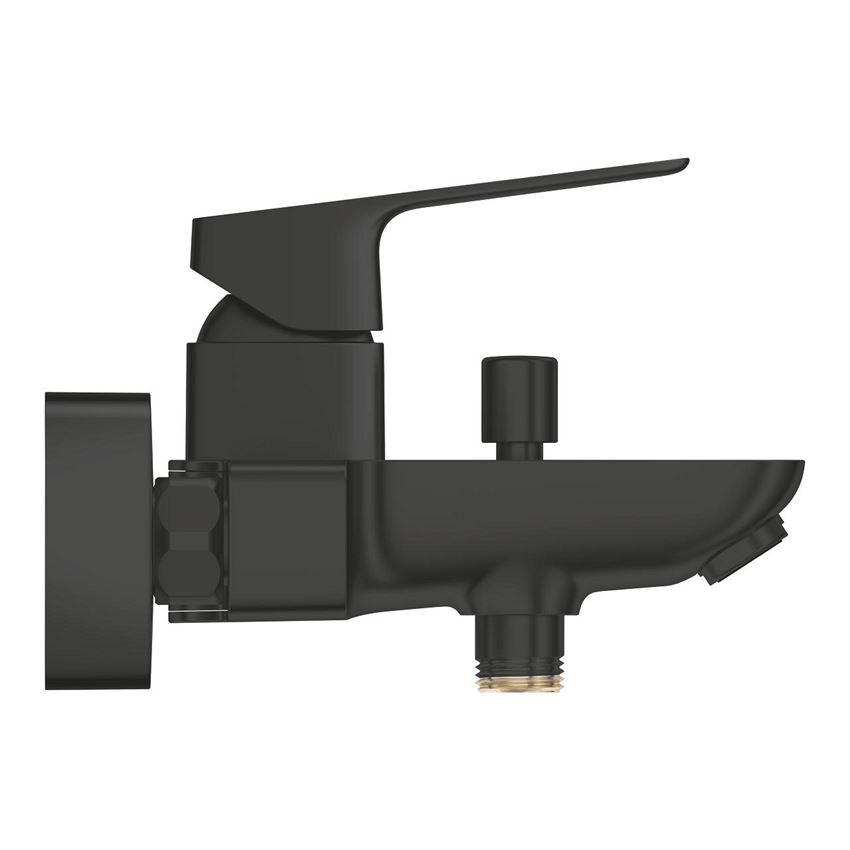 Jednouchwytowa bateria wannowa matte black Grohe Cubeo