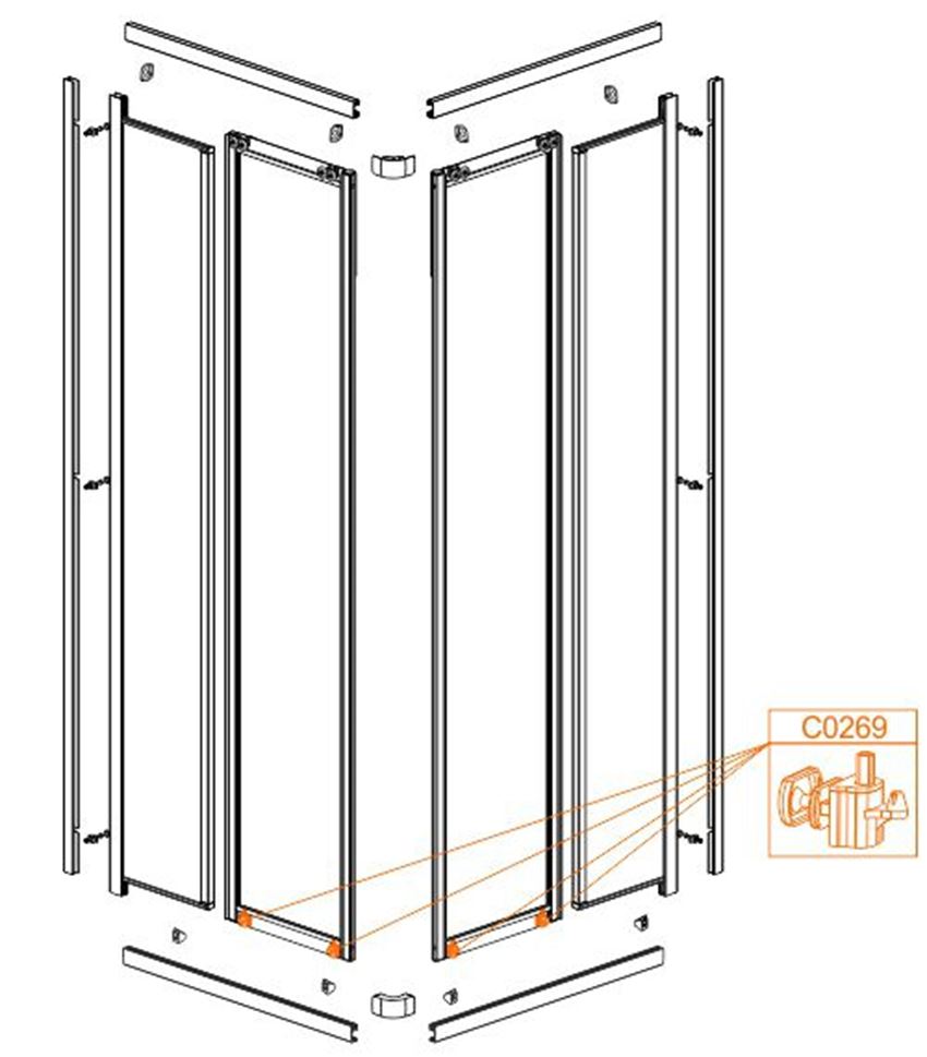 Suwak dolny Sanplast 660-C0269-10-000-00 rys techniczny