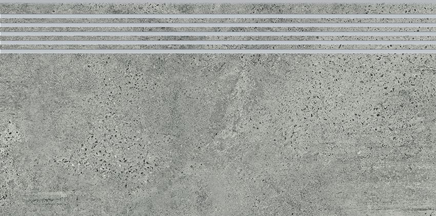 Płytka stopnicowa 29,8x59,8 cm Opoczno Newstone Grey Steptread