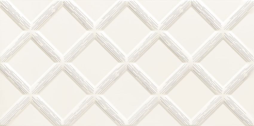 Dekor ścienny 60,8x30,8 cm Domino Burano white