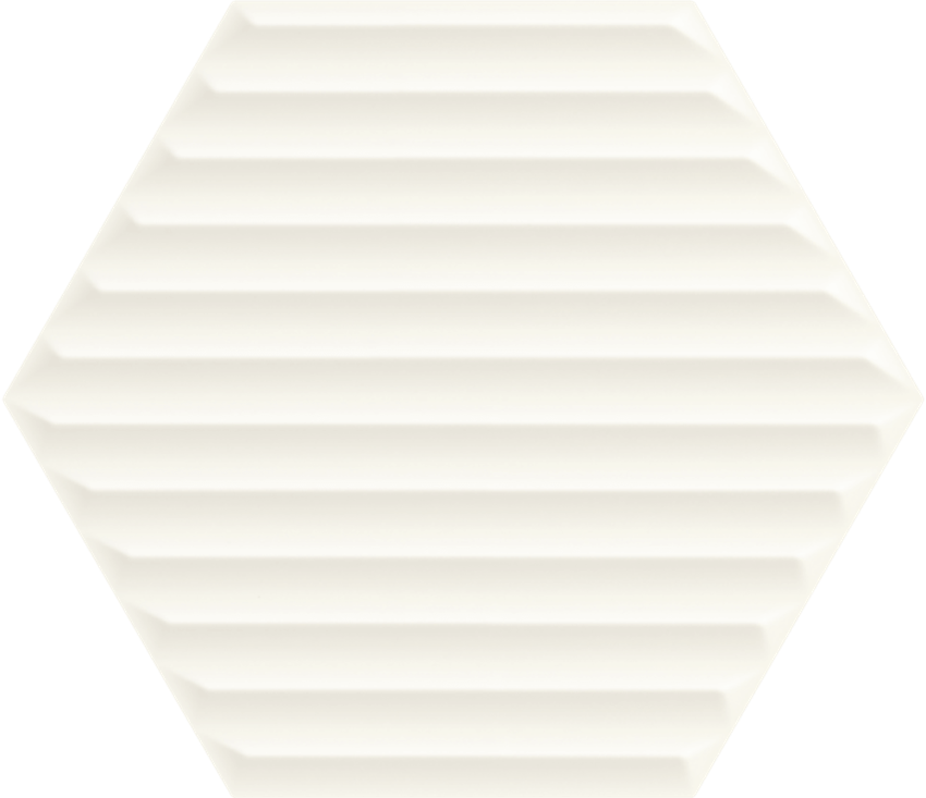 Płytka ścienna 19,8x17,1 cm Paradyż Woodskin Bianco Heksagon Struktura B Ściana