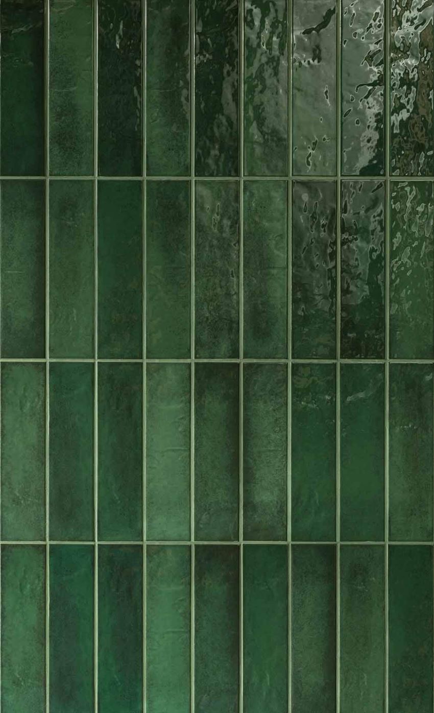 Zielone kafle z kolekcji Tubądzin Masovia