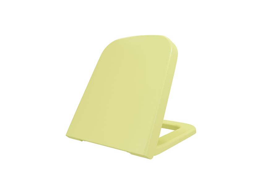 Deska WC duroplast wolnoopadająca Matte Yellow Bocchi Firenze