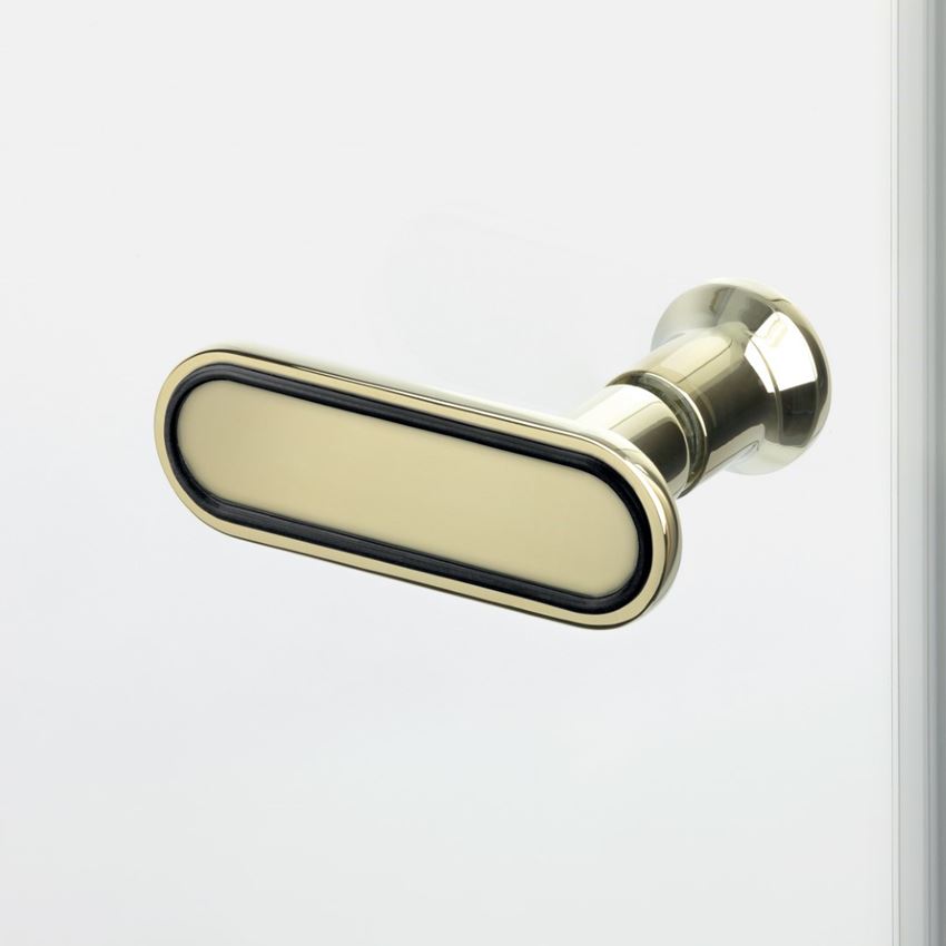 Drzwi prysznicowe prawe New Trendy New Soleo Light Gold