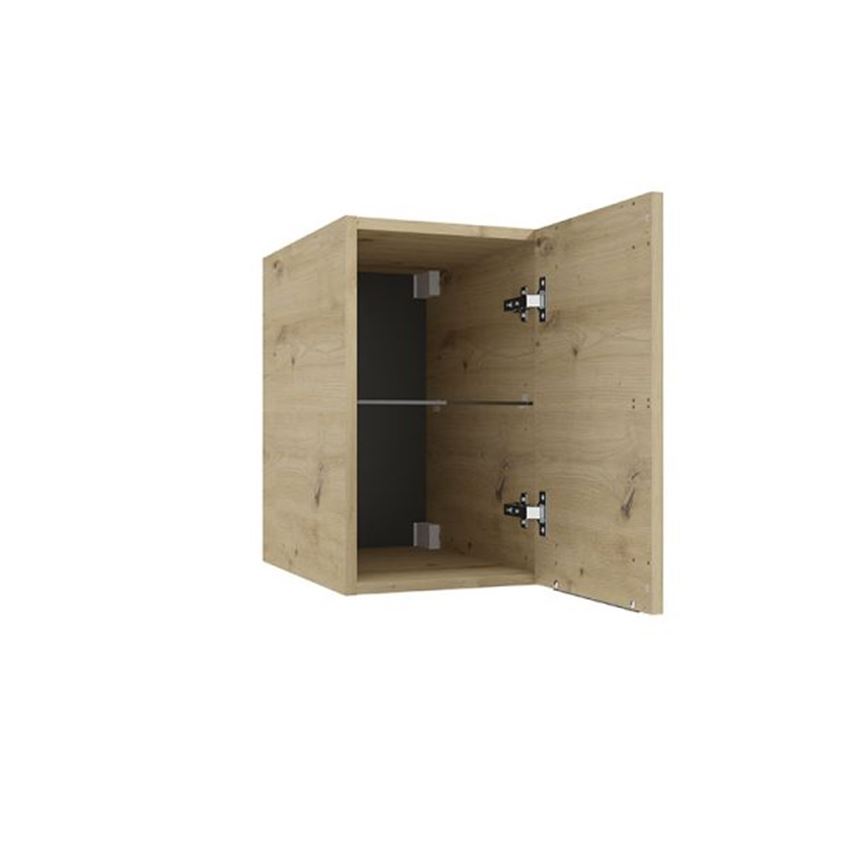 Szafka pod blat z drzwiami bez uchwytów 30 cm dąb artisan Defra Faro
