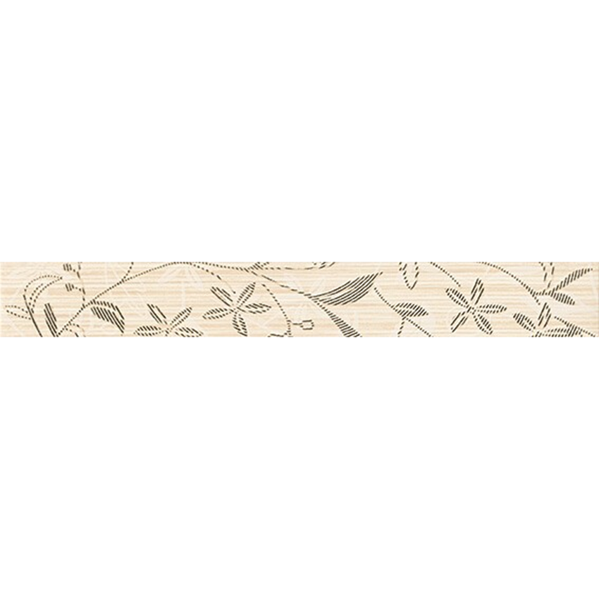 Listwa 5x40 cm Cersanit Tanaka cream border flower