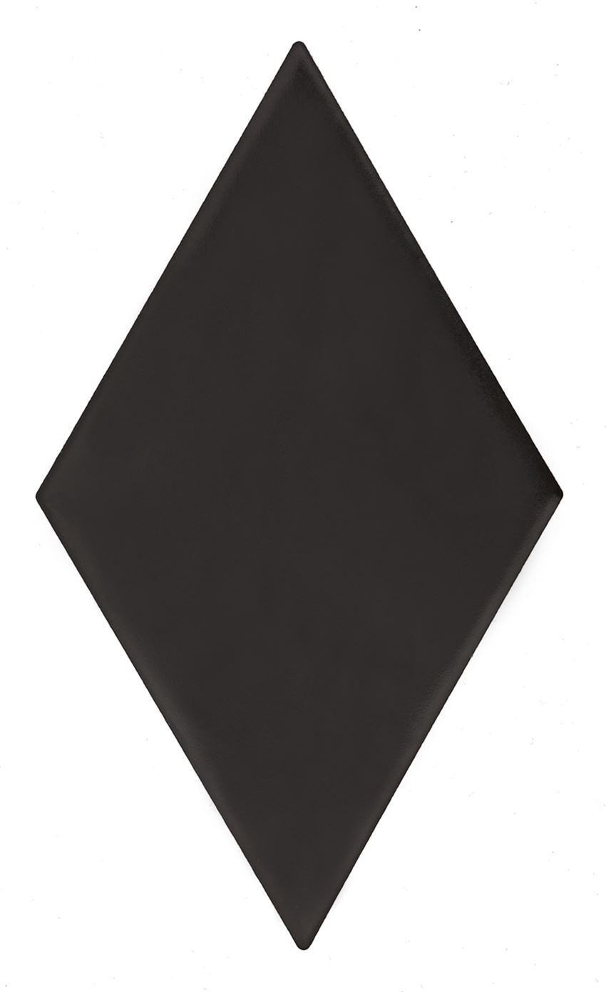 Płytka ścienna gresowa matowa 11,5x20 cm Dunin Rombic Black 01 matt