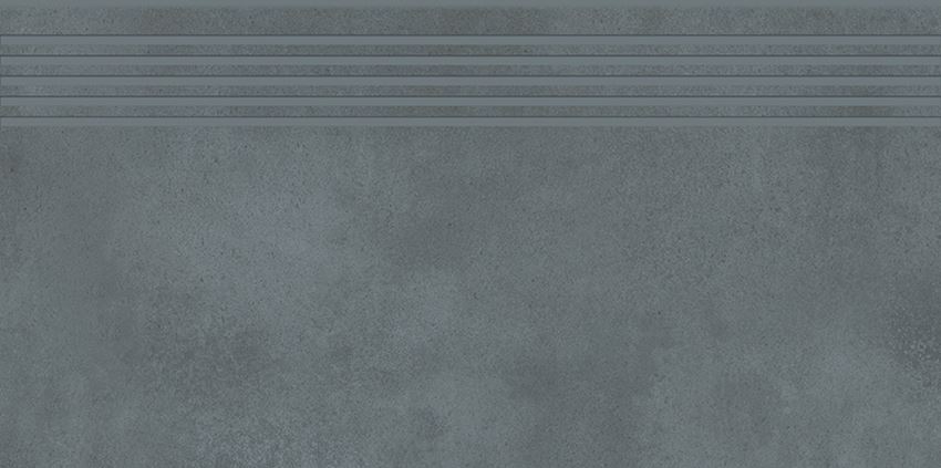 Płytka stopnicowa 29,8x59,8 cm Cersanit Velvet Concrete grey