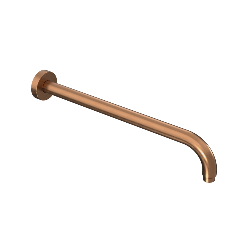 Ramię prysznicowe ścienne okrągłe 40 cm miedziany szczotkowany Excellent