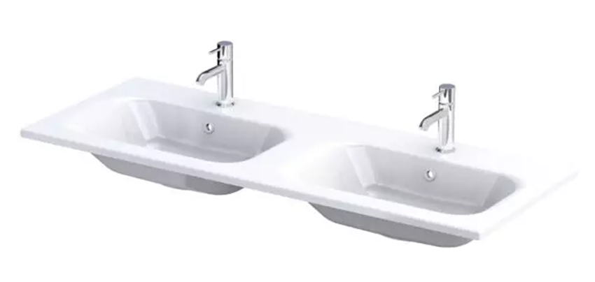 Umywalka podwójna Oristo Uni UME-AR-120-92-D