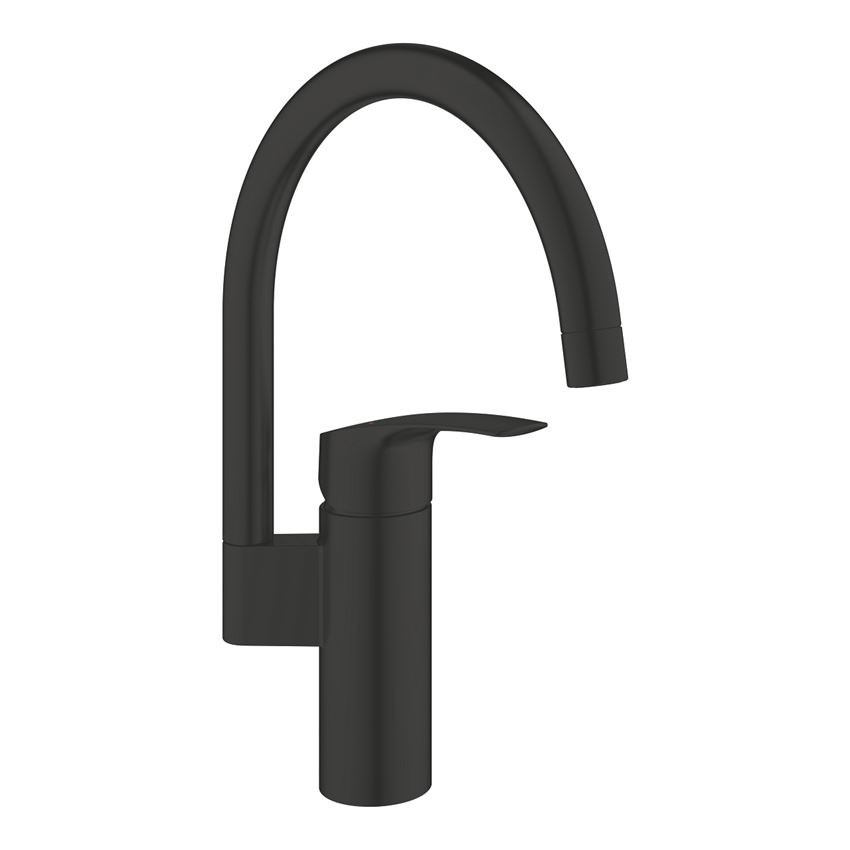 Jednouchwytowa bateria kuchenna matte black Grohe Eurosmart