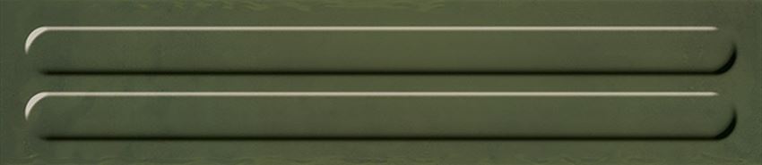 Płytka ścienna 6,5x29,8 cm Paradyż Monpelli Olive Cegiełka Struktura C Połysk