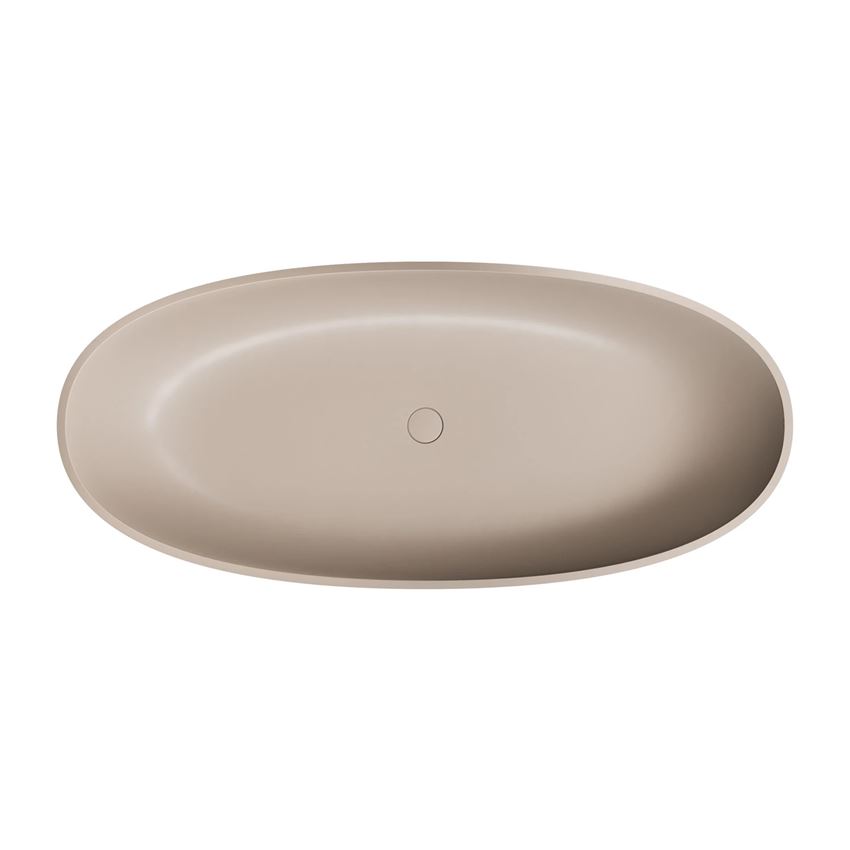 Wanna wolnostojąca 175x78 cm dune beige mat Omnires Shell