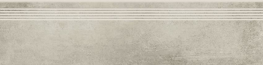 Płytka stopnicowa 29,8x119,8 cm Opoczno Grava Light Grey Steptread
