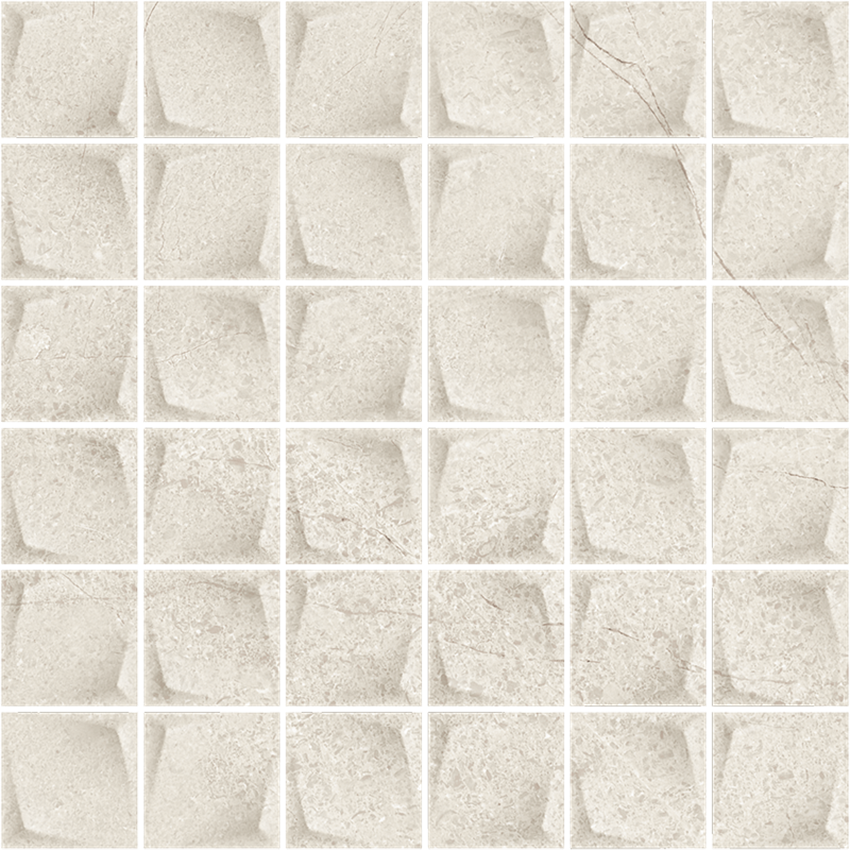 Mozaika, 29,8x29,8 cm Paradyż Minimal Stone Grys Mozaika Prasowana