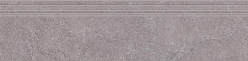 Płytka stopnicowa 29,8x119,8 cm Cersanit Colosal light grey