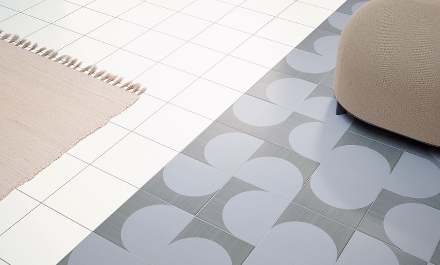 Detal płytek i dekorów Paradyż Neve Creative