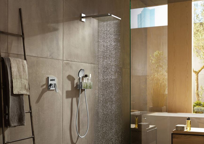 Głowica prysznicowa z ramieniem prysznicowym Hansgrohe Raindance E
